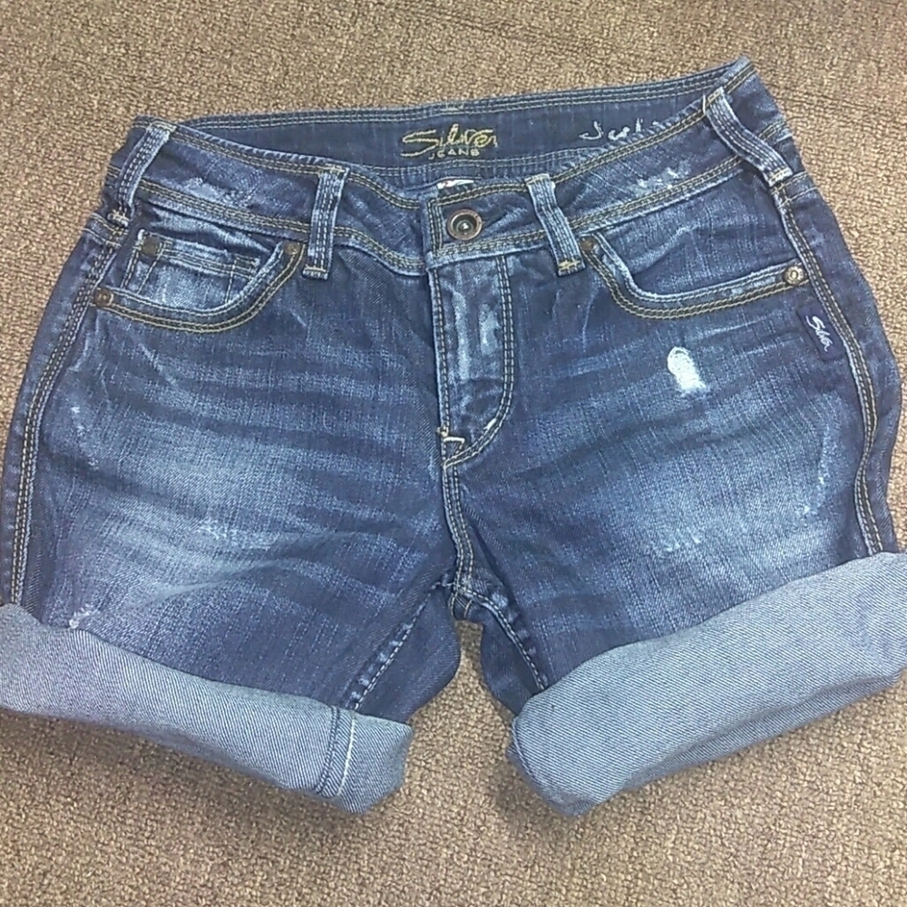Silver JEANS Distressed Julia 27 Cutoff Sh… - Picture 9 of 10